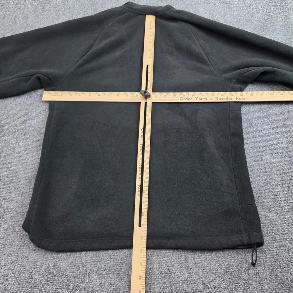 North Face Fleece Jacket Mens M Black Full Zip Sherpa Lined Outdoor Gorpcore